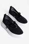Women's Stoned Sneaker Ballerina Strappy Casual Stylish Novira Black