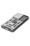 Ilkeshop New Galaxy S24 Case Pars Lens Ring Silicone (182815) - Silver - 5