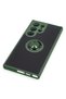 Ilkeshop New Galaxy S23 Ultra Case Montreal Silicone Cover with Ring (180825) - Green - 5
