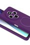 Ilkeshop New Redmi 14C Regal Magsafe Stand Cover - (212615) Deep Purple - 3