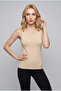 2-Pack Women's Bamboo Thick Strap Tank Top - Flexible, Anti-Sweat, Breathable Natural Fabric U-Neck Comfortable Underwear Set - 3