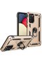 Ilkeshop New Galaxy A03S Case Sofia Ring Silicone Cover (94226) - Gold - 2