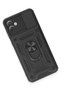 Ilkeshop New Galaxy A04E Case Pars Silicone with Lens Ring (113339) - Black - 3