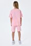 Girl's bermuda set, double yarn, 100% cotton - 4