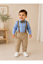 Baby Boy 100% Cotton Bodysuit Shirt Salopet Suit Wedding Mevlüt