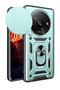 Ilkeshop New Redmi A3 4g Case Pars Lens Ring Silicone (200808) - Green