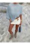 Bohemian Casual Cut Slim Knitwear Summer Top