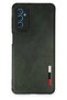 Shopilke Galaxy M52 5g Case Loop Leather Silicone (03058) - Green
