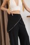 Pareo Detailed Palazzo Trousers Black - 4