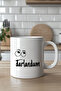 330ml Printed White Ceramic Mug Cup with Fun Emoji Pattern - 4