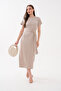Yandan Buckle Crystal Dress - 5
