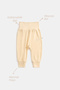 Baby Natural Modal Cotton Newborn Cuffed Bottom L Cars Yellow - 4