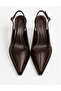 Women's Pointed Toe Heels Women's High Heels Non-Slip Sole 7 cm Light Brown