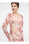 Rochie midi roz deschis - 7