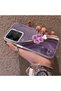 Vivo V60 Lite 5g Compatible Silicone Edge Hard Back Anti-Fall Phone Case Luck Clover Patterned - 2