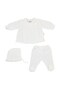 Muslin Newborn Pure Theme 3-Piece Bodysuit Set 10078