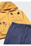 Animal Printed Triple Track Suit for Ages 1-4 - Yellow - 5