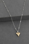 316 L Stainless Steel - Anti-Allergic - Non-Tarnish - Full Steel Heart - Design Necklace