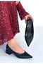 Women's Heeled Shoes Black Skin Classic Stylish Ferla - 2