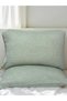 100% Cotton Muslin 4 Layer Bedspread Pike Double Size 230X240 Cm. Green Color - 2 Pillowcases 50X70 Cm. - 2