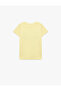 Cat Printed Short Sleeve Crew Neck Cotton T-Shirt - 2