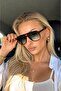 Unisex Precious Sunglasses Brown Green