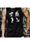 Men's oversized crew neck sleeveless t-shirt - longline