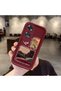 Oppo A60 Compatible Maroon Frame Vintage Photo Collage Motif Flexible Silicone Case - 2