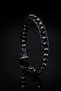 Women's Men's Natural Stone Leather Obsidian Natural Stone Bracelet for Women and Men