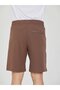 Brown Men's Premium Slim Shorts - 3