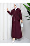 Pocket Tunnel Detailed Jacket & Skirt Hijab Set Rc9046 - 5