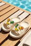 Children's Top Sticker Detail Sandals Slippers 300-12 Beige - 3