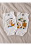 Eid Themed Printed Snap Fastener Baby Bodysuit Set of 2 - 2