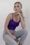 Women's Strappy Bodysuit 4-Pack Basic Thin Strappy Flexible Daily Top - 2