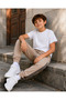 Mişil 23205-26 Boy's Stripe Detailed Jogger Sweatpants Comfortable Fit Elastic Cuff Sports Bottoms - 7