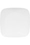 Vitrelle Glass Square Dinner Plate, 10.5 inches, Pure White - 2