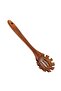 1PC Wood Pasta Spoon Long Handle Noodle Spoon Colander Soup Skimmer Cooking Spoons Scoop Kitchen ... - 2