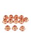 50pcs 10/50pcs M8 Copper Flashed Exhaust Manifold Nuts For Automotive Exhaust Manifold Turbocharger - 2