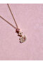 Women's Steel Zircon Stone Swan Model Swan Necklace - 2