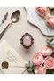 Bronze Vintage Women's Ring Authentic Copper Jewelry Pink Stone Zircon Worked Oval Sultans Adjustable - 4