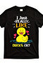 Men's Fun "I Love Ducks" T-shirt