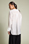 Transparan Rahat Shirt Ecru - 4