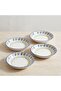 Zeytin 20 cm 4-Piece Porcelain Plate Set - 3