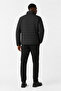 Men's Black Water-Repellent Windproof Quilted Fiber-Filled Stand Collar Puffer Coat - 4