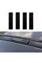 4Pcs Car Roof Rail Rack Moulding Plastic Garnish Clip Covers Black Roof Caps Replacement Accessor...