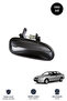 Rear Right Exterior Door Handle (Passenger Rear) Compatible with Honda Civic Ies Vtec 1996-2000
