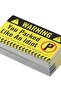 WHITE 100 Pieces Bad Parking Cards,Bad Parking Stickers Funny Parking Violation Cards with Multi Vio - 8