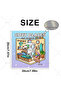 20x20cm 24pages COZY PLACES Bold-easy Patterns Coloring Book for Adults Cute Drawing Book Perfect Gi - 4