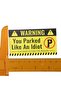 WHITE 100 Pieces Bad Parking Cards,Bad Parking Stickers Funny Parking Violation Cards with Multi Vio - 6