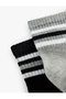 Striped 2-Piece Viscose Socks Set - 3